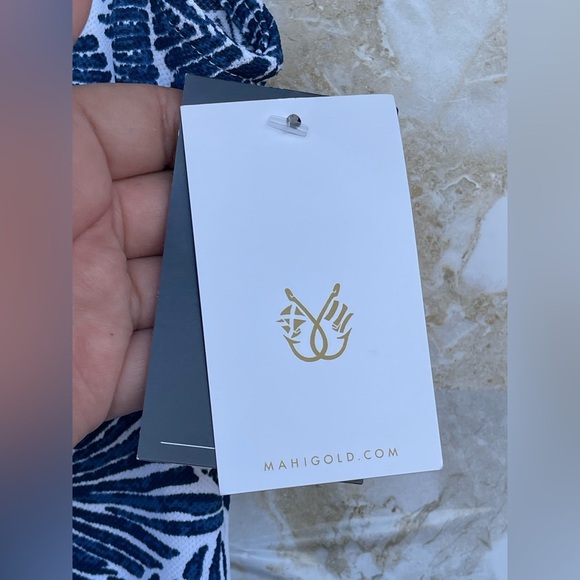 MAHI GOLD Sleeveless Tunic Dress Secret Garden in Monomoy size small - Picture 9 of 12